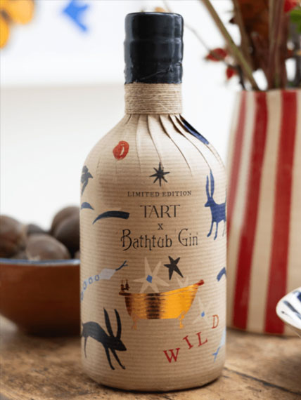 bathtub gin x tart limited edition bottle