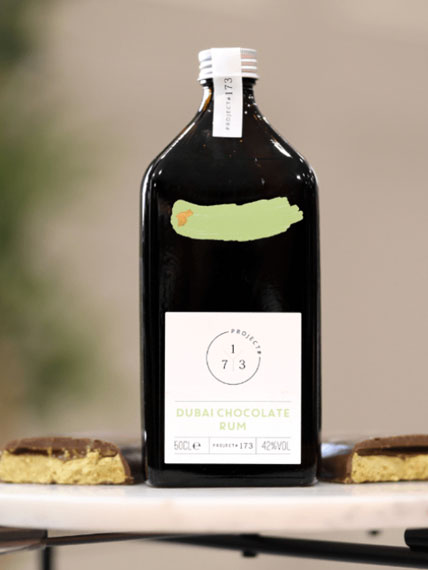 Dubai Chocolate Rum christmas tipple
