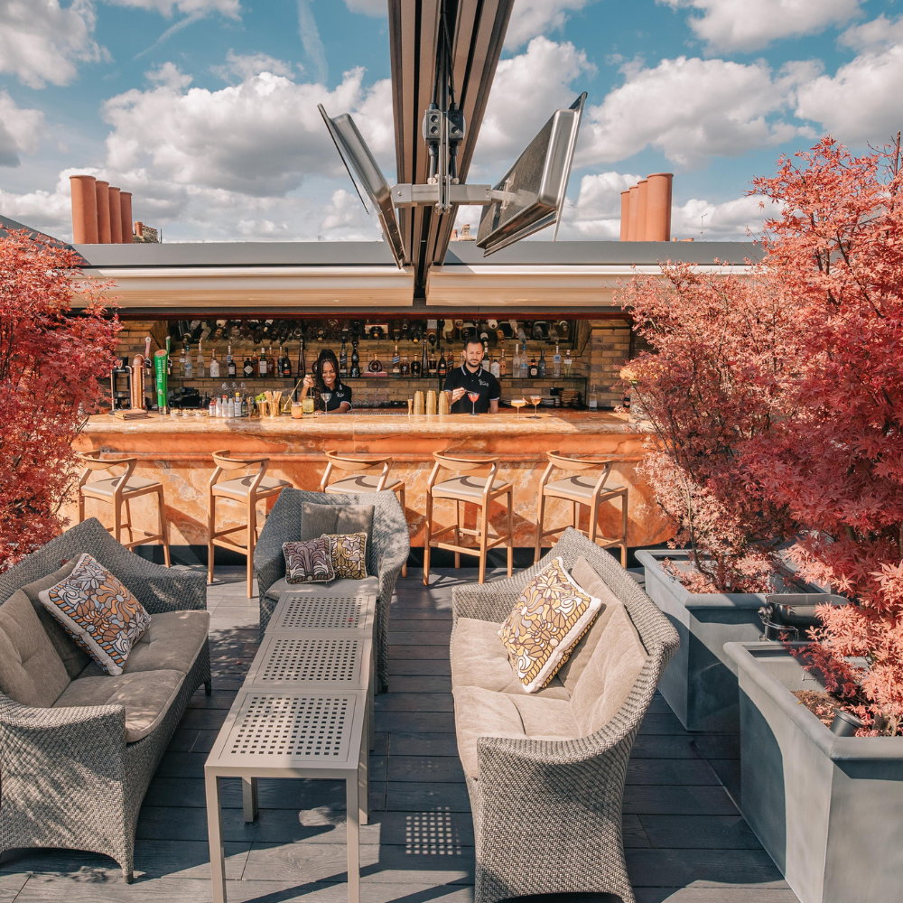 Stanley's rooftop bar, Mayfair